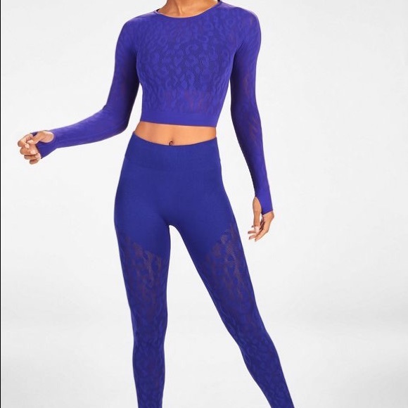 Fabletics Pants - Fabletics Cheetah Print Mesh Set